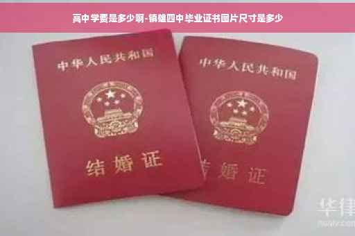 高中学费是多少啊-镇雄四中毕业证书图片尺寸是多少