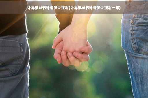 计算机证书补考多少钱啊(计算机证书补考多少钱啊一年)