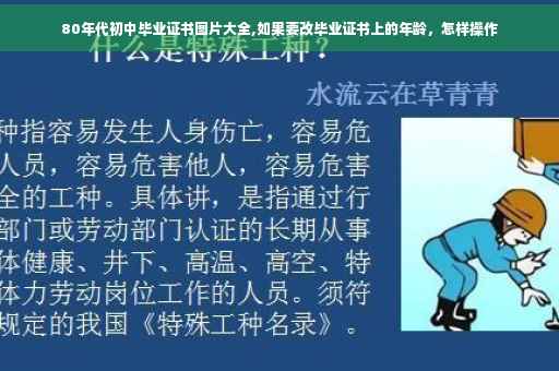 80年代初中毕业证书图片大全,如果要改毕业证书上的年龄，怎样操作