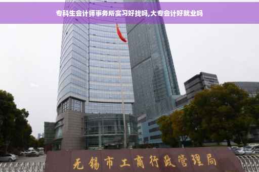 专科生会计师事务所实习好找吗,大专会计好就业吗