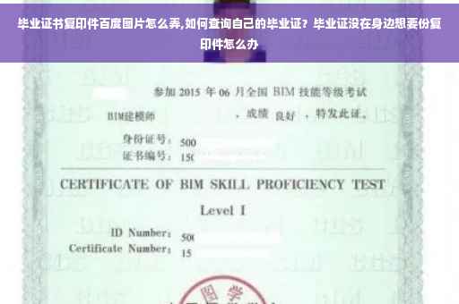 毕业证书复印件百度图片怎么弄,如何查询自己的毕业证？毕业证没在身边想要份复印件怎么办