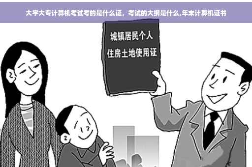 大学大专计算机考试考的是什么证，考试的大纲是什么,年末计算机证书