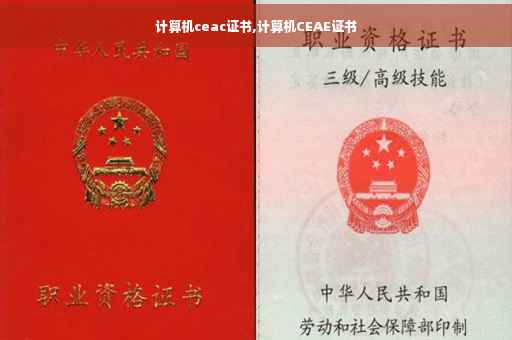 计算机ceac证书,计算机CEAE证书