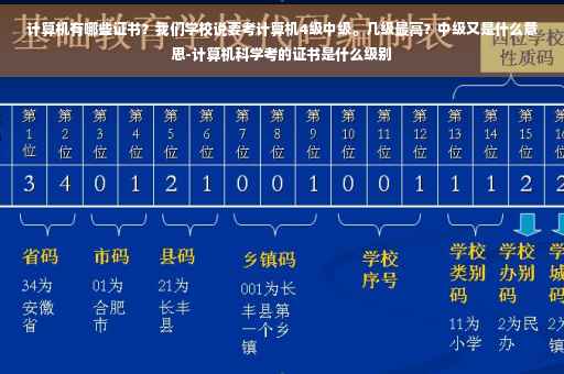 计算机有哪些证书？我们学校说要考计算机4级中级。几级最高？中级又是什么意思-计算机科学考的证书是什么级别