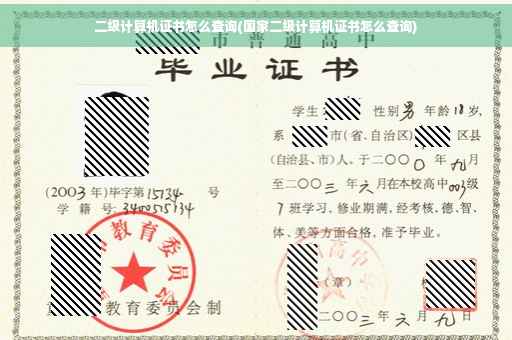 二级计算机证书怎么查询(国家二级计算机证书怎么查询)