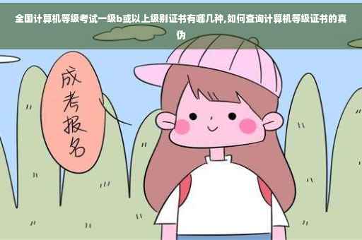 全国计算机等级考试一级b或以上级别证书有哪几种,如何查询计算机等级证书的真伪 全国计算机等级考试一级b或以上级别证书有哪几种,如何查询计算机等级证书的真伪