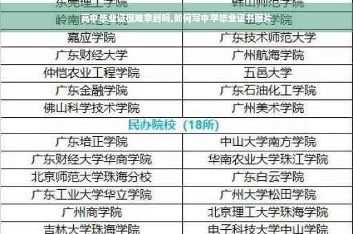 高中毕业证很难拿到吗,如何写中学毕业证书图片