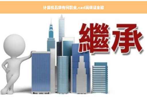 计算机五级有何职业,cad高级证全称