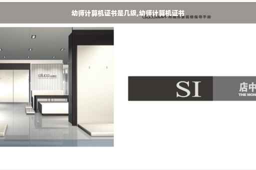 幼师计算机证书是几级,幼师计算机证书