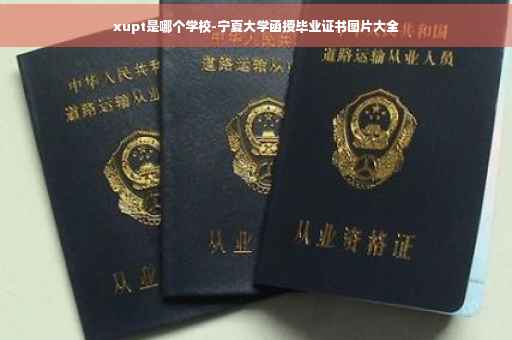 xupt是哪个学校-宁夏大学函授毕业证书图片大全