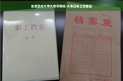 东京艺术大学大专可考吗-大专日本工作签证
