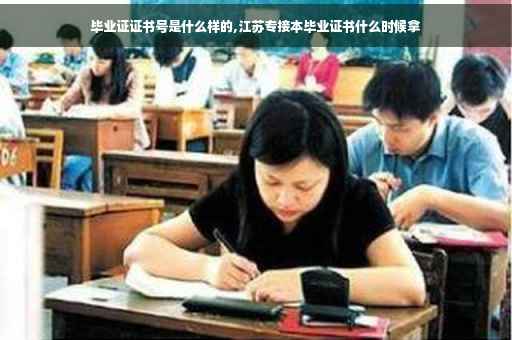 毕业证证书号是什么样的,江苏专接本毕业证书什么时候拿