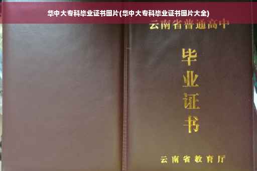 华中大专科毕业证书图片(华中大专科毕业证书图片大全)