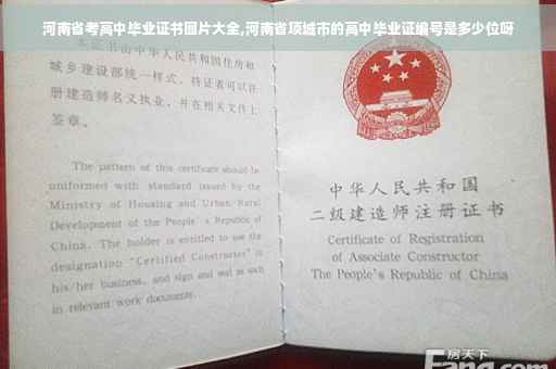 河南省考高中毕业证书图片大全,河南省项城市的高中毕业证编号是多少位呀