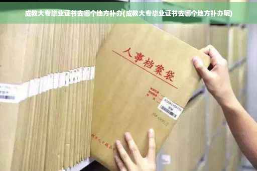 成教大专毕业证书去哪个地方补办(成教大专毕业证书去哪个地方补办呢)
