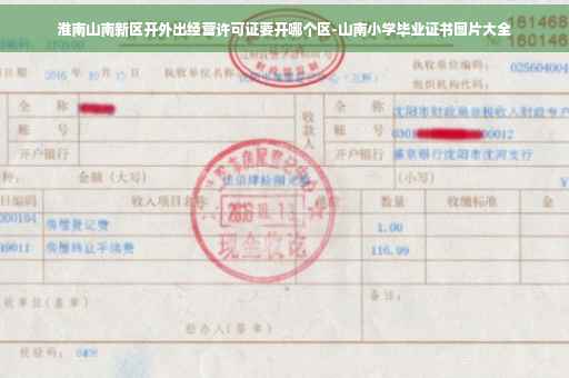 淮南山南新区开外出经营许可证要开哪个区-山南小学毕业证书图片大全 淮南山南新区开外出经营许可证要开哪个区-山南小学毕业证书图片大全