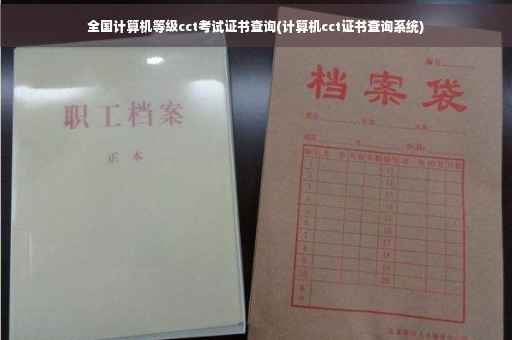 全国计算机等级cct考试证书查询(计算机cct证书查询系统)
