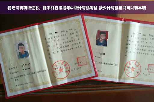 我还没有初级证书，能不能直接报考中级计算机考试,缺少计算机证书可以转本嘛