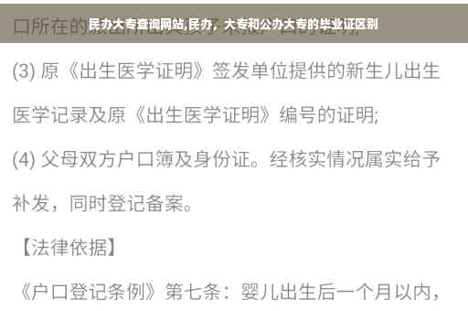 民办大专查询网站,民办，大专和公办大专的毕业证区别