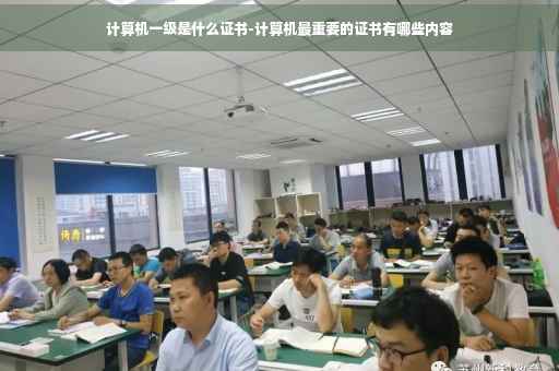 计算机一级是什么证书-计算机最重要的证书有哪些内容