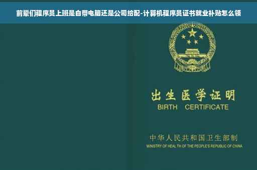 前辈们程序员上班是自带电脑还是公司给配-计算机程序员证书就业补贴怎么领