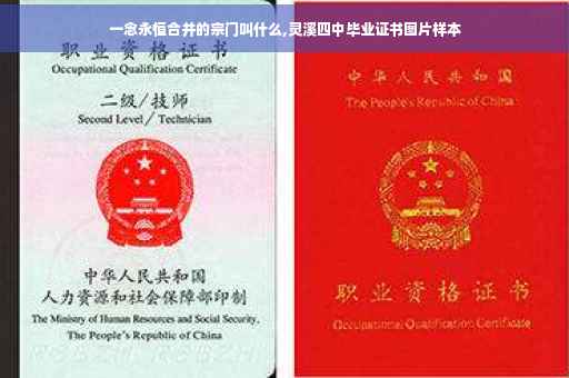 一念永恒合并的宗门叫什么,灵溪四中毕业证书图片样本