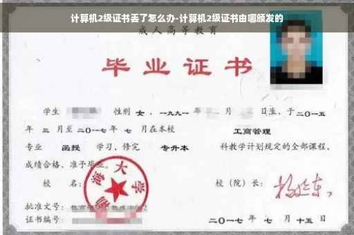 计算机2级证书丢了怎么办-计算机2级证书由哪颁发的