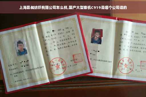 上海昌昶纺织有限公司怎么样,国产大型客机C919是哪个公司造的