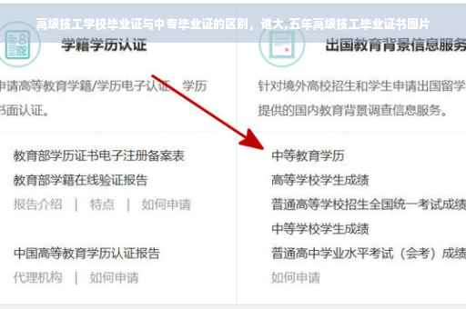 高级技工学校毕业证与中专毕业证的区别，谁大,五年高级技工毕业证书图片