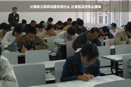 计算机三级获证条件是什么,计算机证书怎么查询