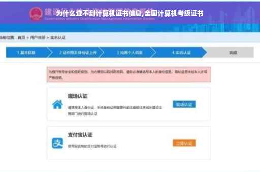 为什么查不到计算机证书信息,全国计算机考级证书