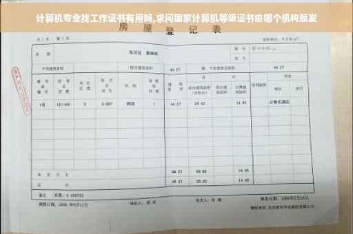 计算机专业找工作证书有用吗,求问国家计算机等级证书由哪个机构颁发