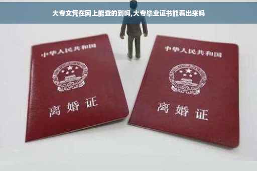 大专文凭在网上能查的到吗,大专毕业证书能看出来吗