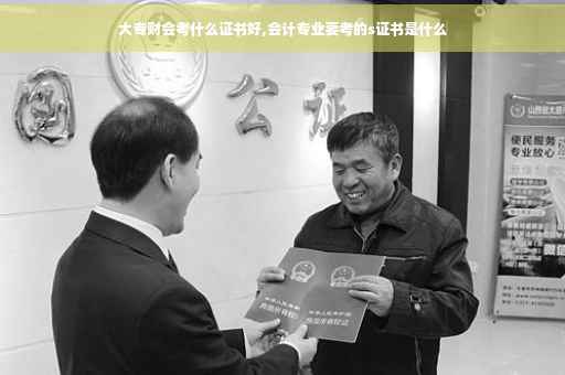 大专财会考什么证书好,会计专业要考的s证书是什么