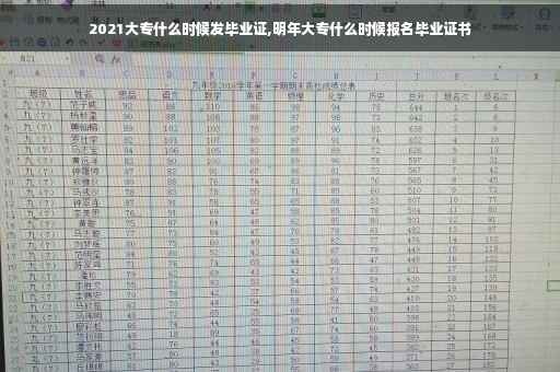 2021大专什么时候发毕业证,明年大专什么时候报名毕业证书