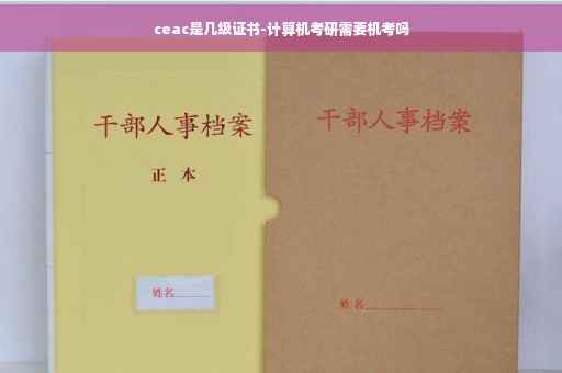 ceac是几级证书-计算机考研需要机考吗