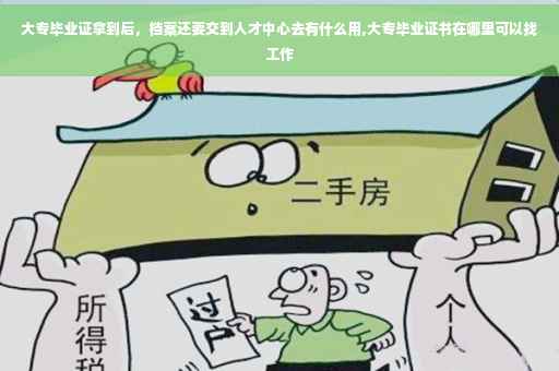 大专毕业证拿到后，档案还要交到人才中心去有什么用,大专毕业证书在哪里可以找工作