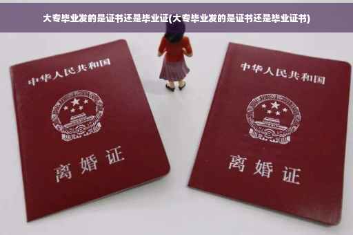 大专毕业发的是证书还是毕业证(大专毕业发的是证书还是毕业证书)