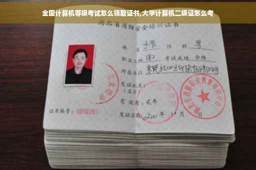 全国计算机等级考试怎么领取证书,大学计算机二级证怎么考