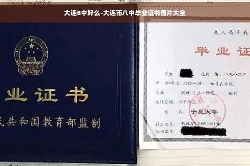 大连8中好么-大连市八中毕业证书图片大全