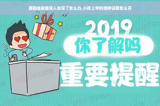 舞阳城装备没人拍没了怎么办,小孩上学的接种证明怎么开
