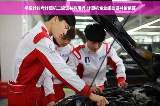 学设计的考计算机二级证书有用吗,计算机专业哪些证书价值高