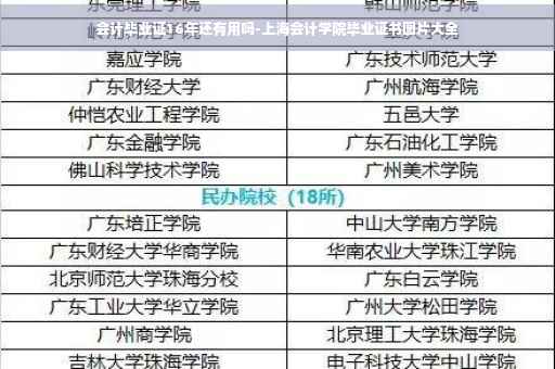 会计毕业证16年还有用吗-上海会计学院毕业证书图片大全 会计毕业证16年还有用吗-上海会计学院毕业证书图片大全