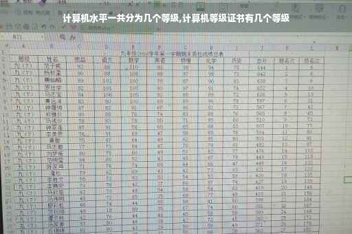 计算机水平一共分为几个等级,计算机等级证书有几个等级