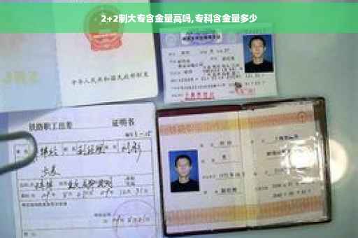 2+2制大专含金量高吗,专科含金量多少