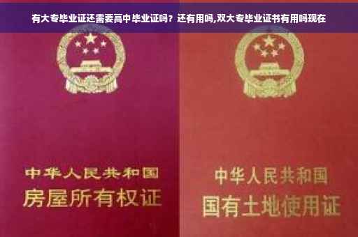 有大专毕业证还需要高中毕业证吗？还有用吗,双大专毕业证书有用吗现在