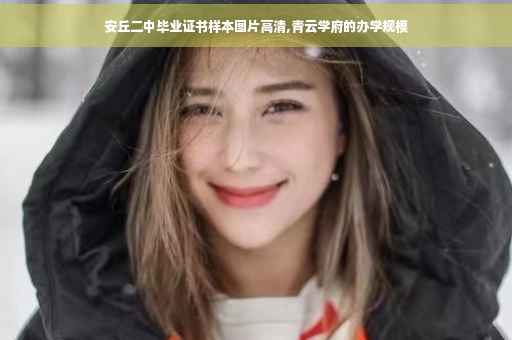 安丘二中毕业证书样本图片高清,青云学府的办学规模