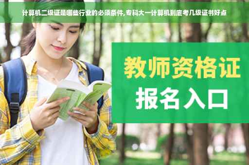 计算机二级证是哪些行业的必须条件,专科大一计算机到底考几级证书好点