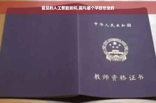 复旦的人工智能如何,蒋凡哪个学校毕业的