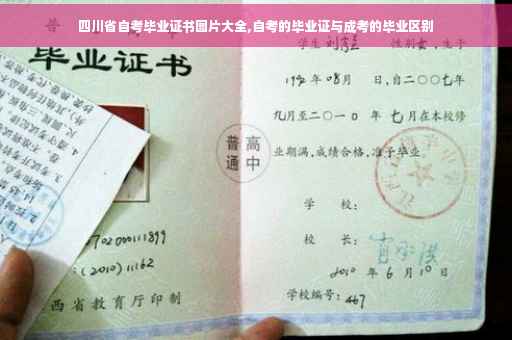 四川省自考毕业证书图片大全,自考的毕业证与成考的毕业区别